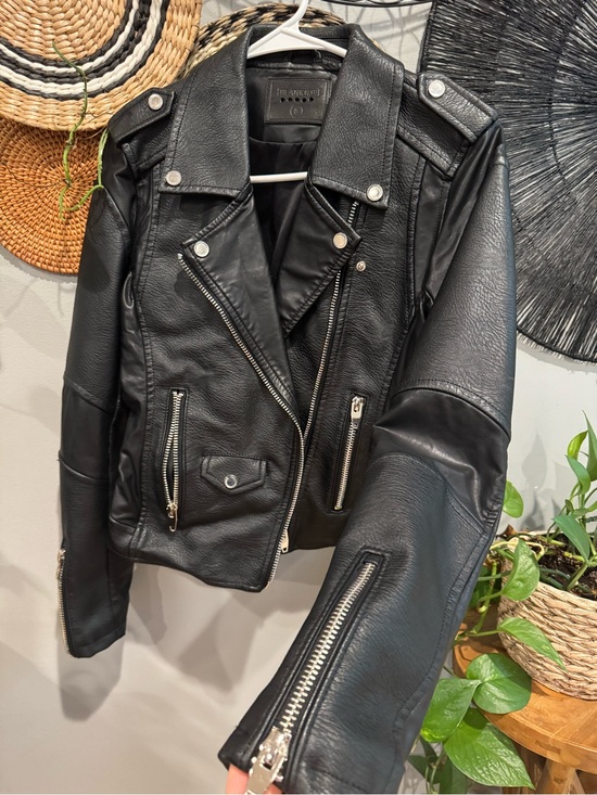 Blank NYC Jackets & Blazers - Blank NYC motorcycle leather jacket size small black